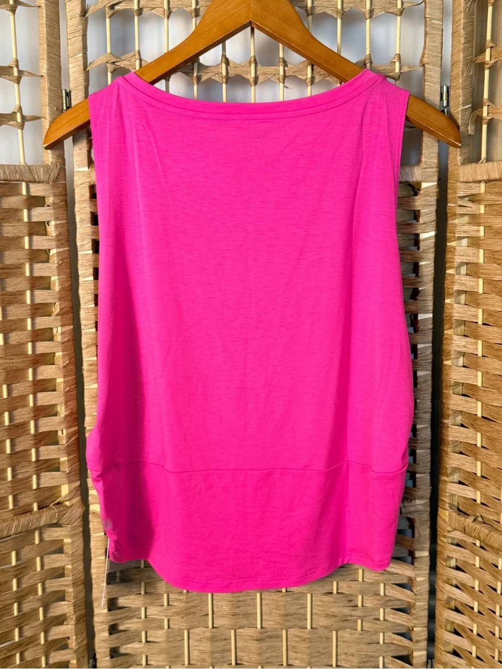 NWT Athleta Move With Ease Twist Tank Cerise Size Small